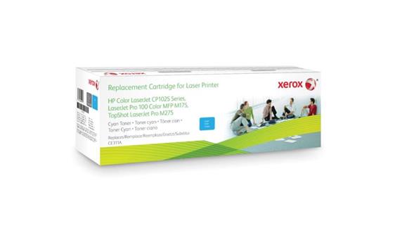 106R02258 Xerox CE311A Xerox HP CLJ toner serie CP1025 Cyan 126 1.100 sider ved 5 % CE311A